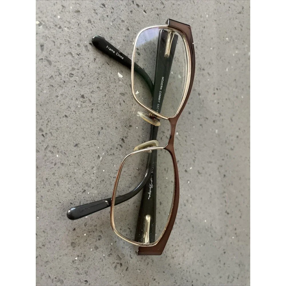 Genevieve Boutique MODERN COMMIT Burgundy Eyeglasses Frames 53 15 140